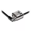 Kensington MiniSaver Mobile Keyed Lock, 1,8 m, Kensington, raktinis, plokščiasis raktas, anglinis plienas, juoda