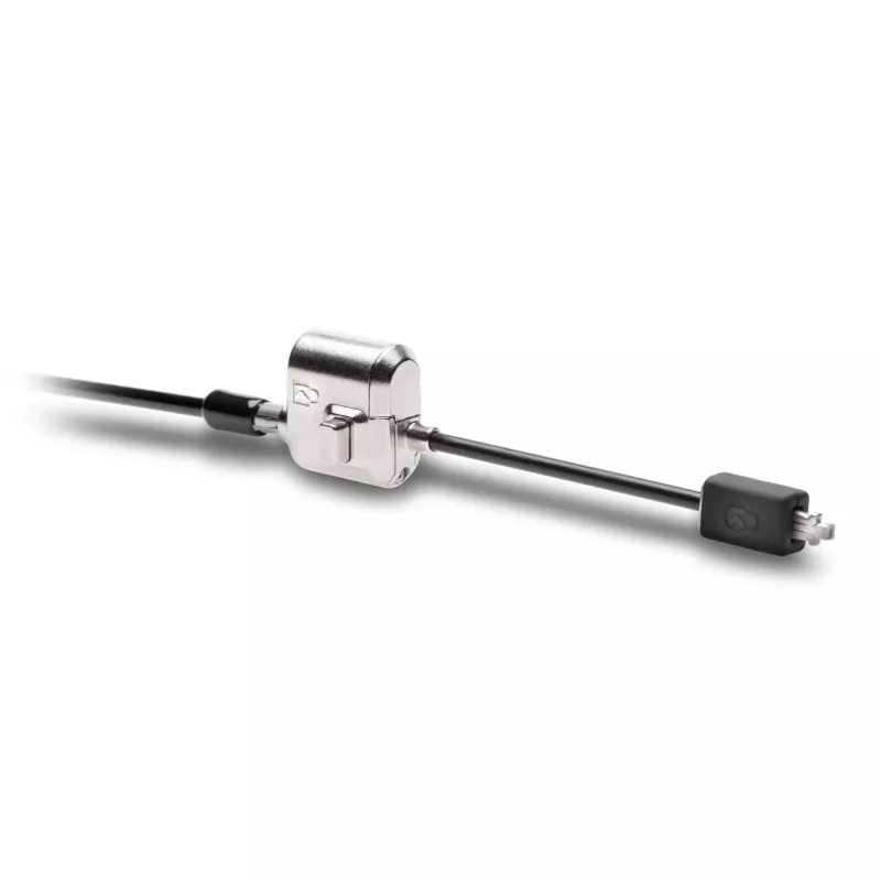 Kensington MiniSaver Mobile Keyed Lock, 1,8 m, Kensington, raktinis, plokščiasis raktas, anglinis plienas, juoda