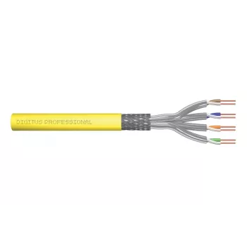 DIGITUS montavimo kabelis Cat 7a S/FTP AWG 22/1 1000m geltonas