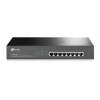 TP-Link TL-SG1008MP 8 prievadų Gigabit Ethernet jungiklis su PoE+ (126 W) 1U juodas