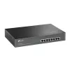 TP-Link TL-SG1008MP 8 prievadų Gigabit Ethernet jungiklis su PoE+ (126 W) 1U juodas