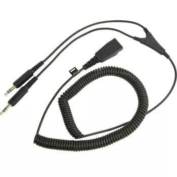 Jabra PC laidas - QD į 2x3,5 mm