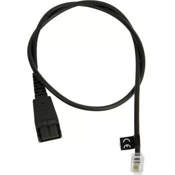 Jabros 8800-00-37 laidas ausinėms QD į RJ10, tiesus, 0,5 m
