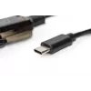 DIGITUS USB Type C 2.0 į nuoseklųjį keitiklis, DSUB 9M 1m laidas