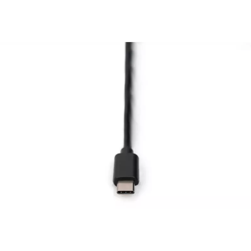 DIGITUS USB Type C 2.0 į nuoseklųjį keitiklis, DSUB 9M 1m laidas