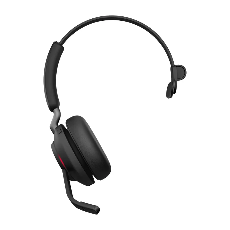 Jabra Evolve2 65 USB-C UC Mono - Juoda, belaidė ausinė, skirta biurui ir skambučių centrams, 20–20000 Hz, 99,2 g