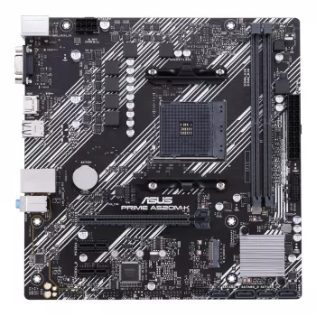 Motininė plokštė ASUS PRIME A520M-K, AMD A520 mikroschemų rinkinys, Socket AM4, micro ATX, 2x DDR4, 64 GB, 1x M.2, 4x SATA III, HDMI 2.1