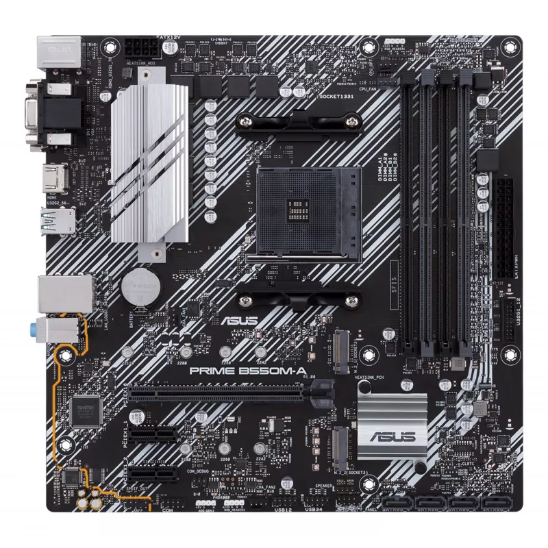 Motininė plokštė ASUS PRIME B550M-A AMD B550 Socket AM4 micro ATX