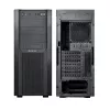 PC korpusas CHIEFTEC CW-01B-OP Tower Juodas — SPCC, 7×3,5 colio lizdai, 7×2,5 colio lizdai, 3×5,25 colio lizdai, iki 410 mm GPU