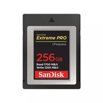 WESTERN DIGITAL SanDisk CF Express Extreme Pro 256GB, 1700MB/s skaitymas, 1200MB/s rašymas