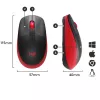 Pelė Logitech M190 Wireless USB Raudona