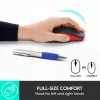 Pelė Logitech M190 Wireless USB Raudona
