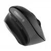 CHERRY MW 4500 LEFT belaidė vertikali 45° pelė kairiarankiams, juoda, USB