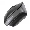CHERRY MW 4500 LEFT belaidė vertikali 45° pelė kairiarankiams, juoda, USB