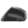 CHERRY MW 4500 LEFT belaidė vertikali 45° pelė kairiarankiams, juoda, USB