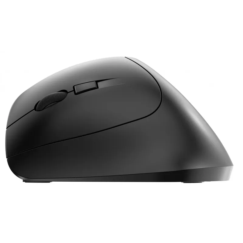 CHERRY MW 4500 LEFT belaidė vertikali 45° pelė kairiarankiams, juoda, USB