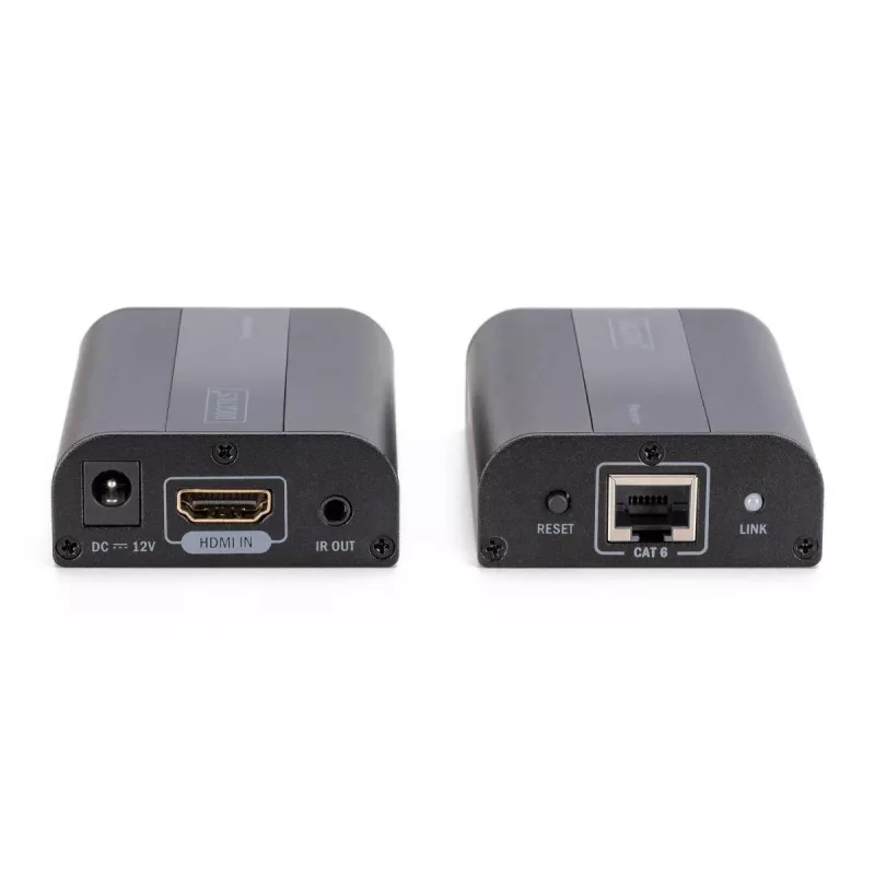 DIGITUS 4K HDMI prailgintuvų rinkinys, HDMI 2.0 30/60 m per tinklo kabelį (CAT6, 6a, 7), UHD 4K2K/60 Hz