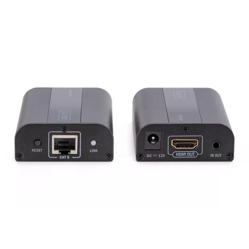 DIGITUS 4K HDMI prailgintuvų rinkinys, HDMI 2.0 30/60 m per tinklo kabelį (CAT6, 6a, 7), UHD 4K2K/60 Hz