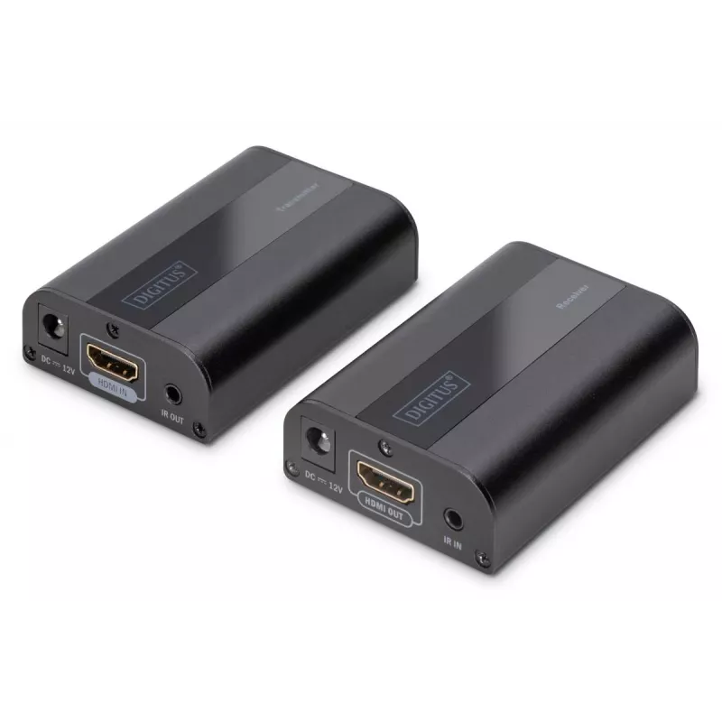 DIGITUS 4K HDMI prailgintuvų rinkinys, HDMI 2.0 30/60 m per tinklo kabelį (CAT6, 6a, 7), UHD 4K2K/60 Hz