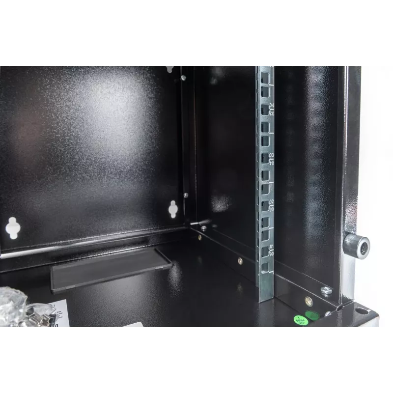 DIGITUS sieninis montažinis stovas 254 mm (10 inch) 6U 330x312x300 mm, juodas (RAL 9005)