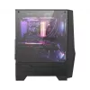 MSI MAG FORGE 100R vidutinio dydžio (Mid Tower) žaidimų kompiuterio korpusas, ATX/mATX/Mini-ITX, grūdintas stiklas, 2 x 120 mm ARGB ventiliatoriai, juodas