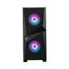 MSI MAG FORGE 100R vidutinio dydžio (Mid Tower) žaidimų kompiuterio korpusas, ATX/mATX/Mini-ITX, grūdintas stiklas, 2 x 120 mm ARGB ventiliatoriai, juodas