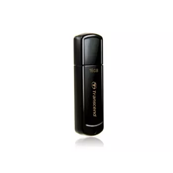 TRANSCEND JetFlash 350 16GB USB atmintukas - USB 2.0 - Juodas