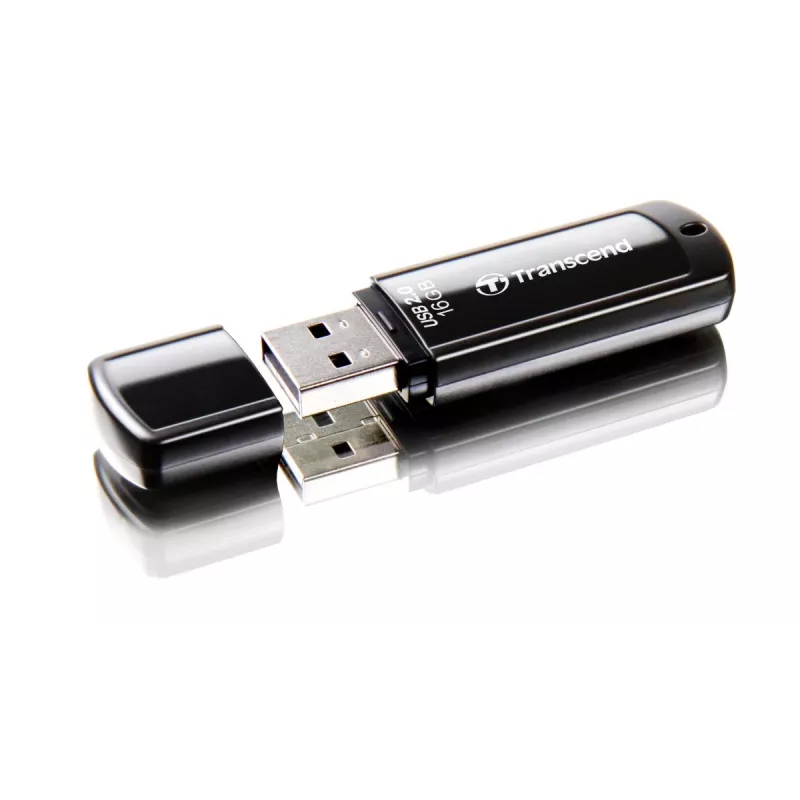 TRANSCEND JetFlash 350 16GB USB atmintukas - USB 2.0 - Juodas