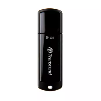 TRANSCEND JetFlash 700 - 64GB USB atmintukas - USB 3.0 - Juodas