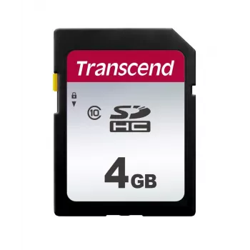 TRANSCEND SDHC atminties kortelė 300s 4GB UHS-I U1