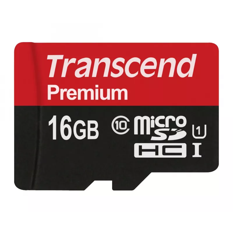 Flash atmintis Transcend 16GB MicroSDHC Class 10 UHS-I TS16GUSDCU1