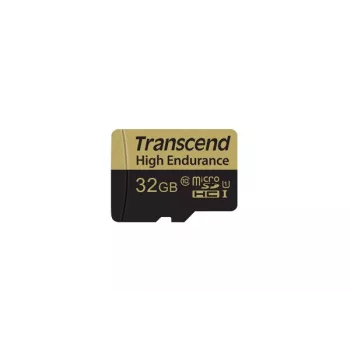 Flash atminties kortelė Transcend 32GB MicroSDHC Class 10 su adapteriu TS32GUSDHC10