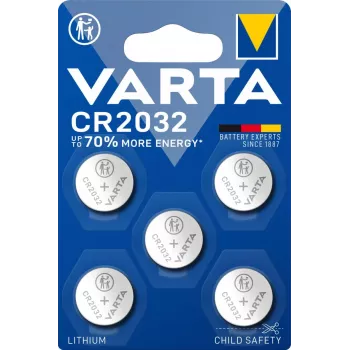 Varta CR2032 ličio monetinė baterija 3V (5 vnt.)