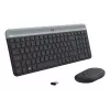 LOGITECH belaidė klaviatūra ir pelė MK470 pilka – vokiškas QWERTZ