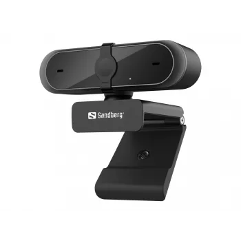 Sandberg USB Webcam Pro internetinė kamera, 5 MP, 2592 x 1944 pikseliai, Full HD, 30 kadrų/s, 1920x1080@30fps, 2595x1944@30fps, 1080p