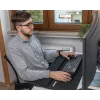 Sandberg Desk Pad Pro XXL, juodas, vienspalvis, su riešo atrama, neslystančiu pagrindu, žaidimų pelės kilimėlis