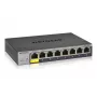 NETGEAR GS108Tv3 valdomas L2 gigabito eterneto (10/100/1000) jungiklis, pilkas