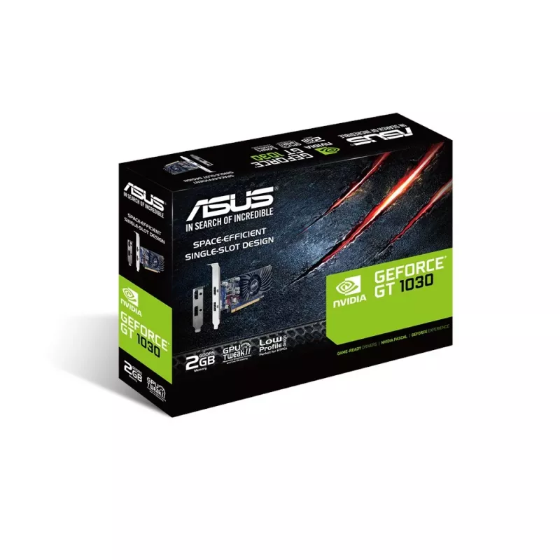 ASUS GT1030-2G-BRK NVIDIA GeForce GT 1030 2 GB GDDR5 vaizdo plokštė