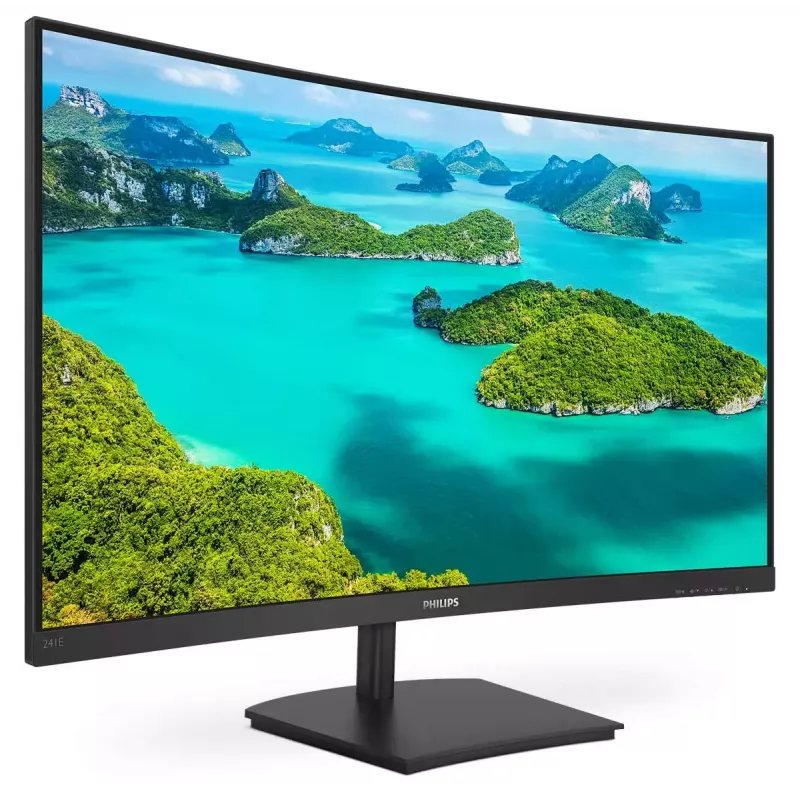 Philips E Line 241E1SC/00 monitorius 59,9 cm (23,6 col.) 1920 x 1080 pikseliai Full HD LED juodas