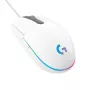 LOGITECH G203 Lightsync žaidimų pelė USB balta