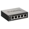 D-Link DGS-1100-05V2/E valdomas L2 tinklo jungiklis Gigabit Ethernet (10/100/1000) juodas