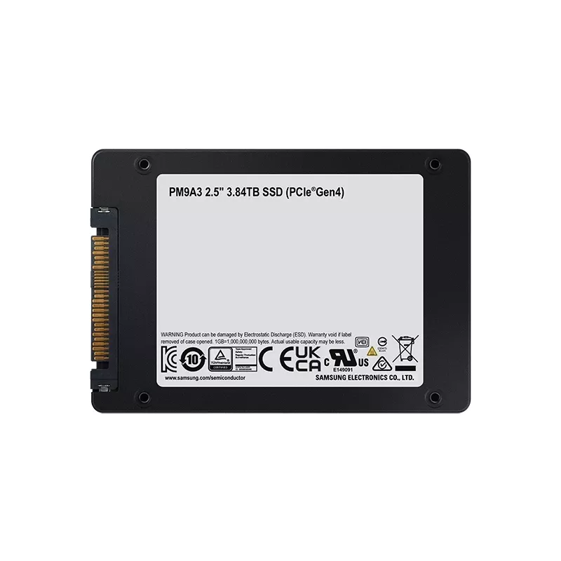 Samsung PM9A3 3.84 TB 2,5 colio PCI Express 4.0 NVMe V-NAND TLC SSD