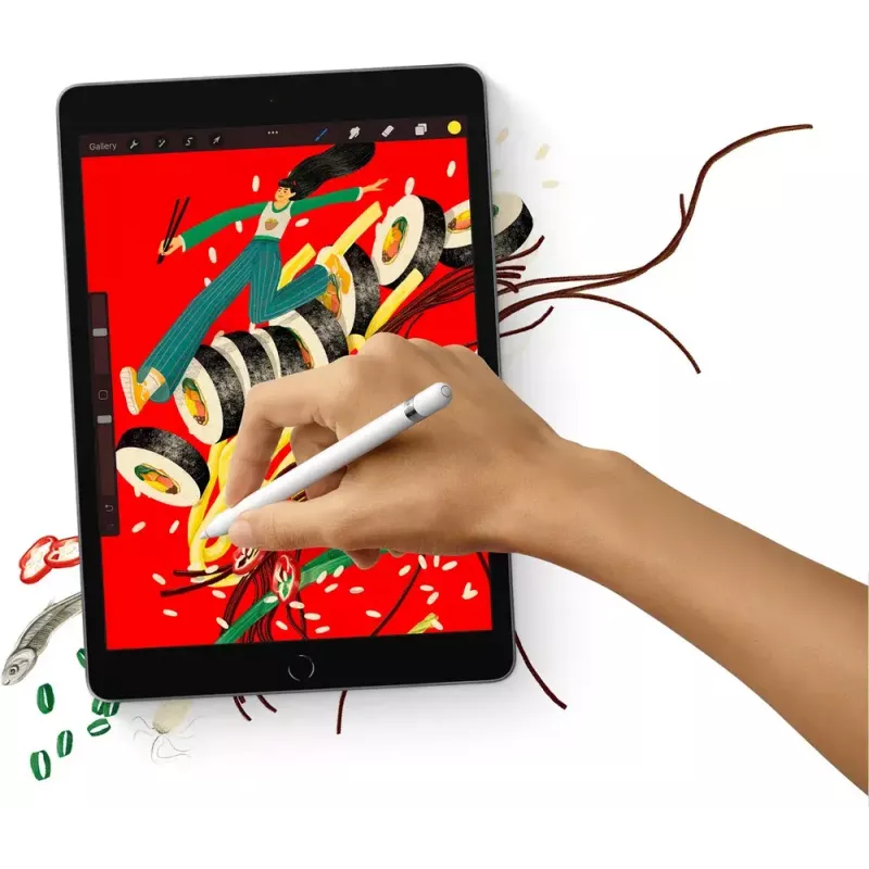 Planšetinis kompiuteris Apple iPad 10,2 col. (25,9 cm) 256 GB Wi‑Fi (802.11ac) A13, iPadOS 15, Pilka, 8 MP/12 MP