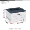 Xerox B230 A4 34ppm belaidis dvikryptis spausdintuvas PCL5e/6 2 padėklai iš viso 251 lapas