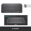 LOGITECH MX KEYS MINI – belaidė apšviesta klaviatūra, grafito spalvos, Qwertz Deutsch
