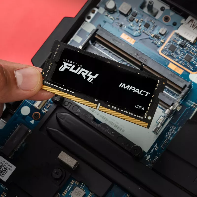 Kingston FURY 64GB (2x32GB) DDR4 3200MHz CL20 SO-DIMM Impact atminties rinkinys nešiojamam kompiuteriui