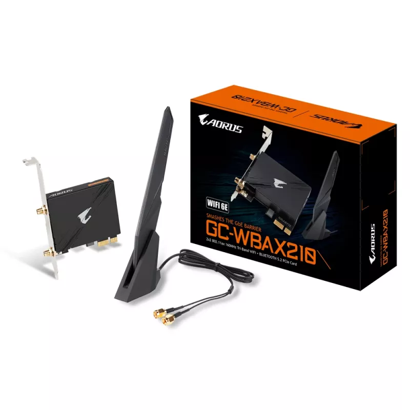 GIGABYTE GC-WBAX210 vidinė tinklo plokštė WLAN / Bluetooth 2400 Mbit/s