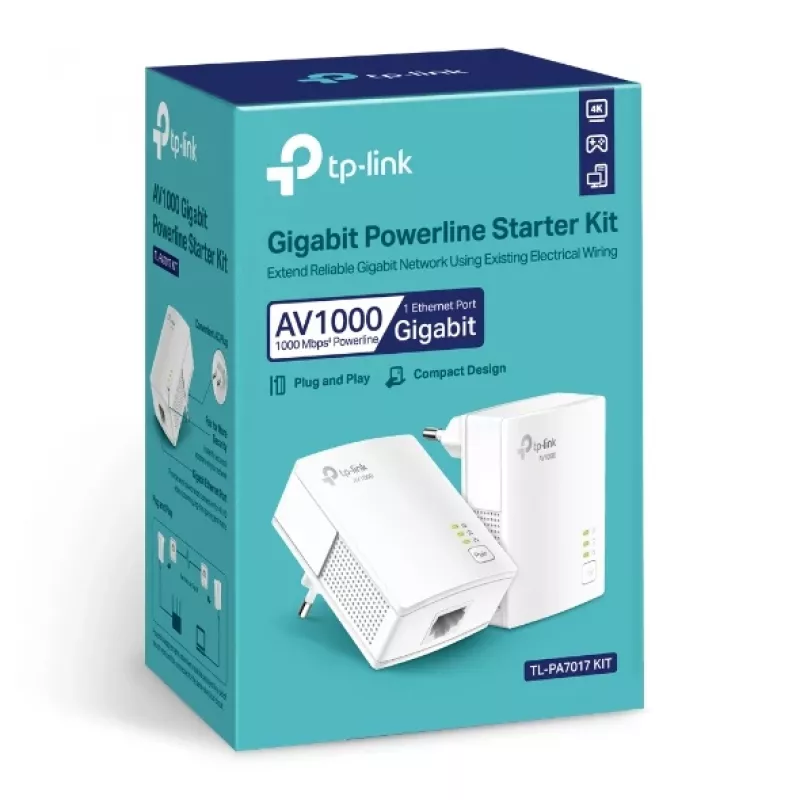 TP-Link TL-PA7019 KIT 1000 Mbit/s Ethernet LAN Baltas