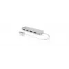 ICY BOX IB-HUB1425-C3 USB 3.2 Gen 1 (3.1 Gen 1) Type-C 4 prievadų USB centras, 5000 Mbit/s, sidabrinis