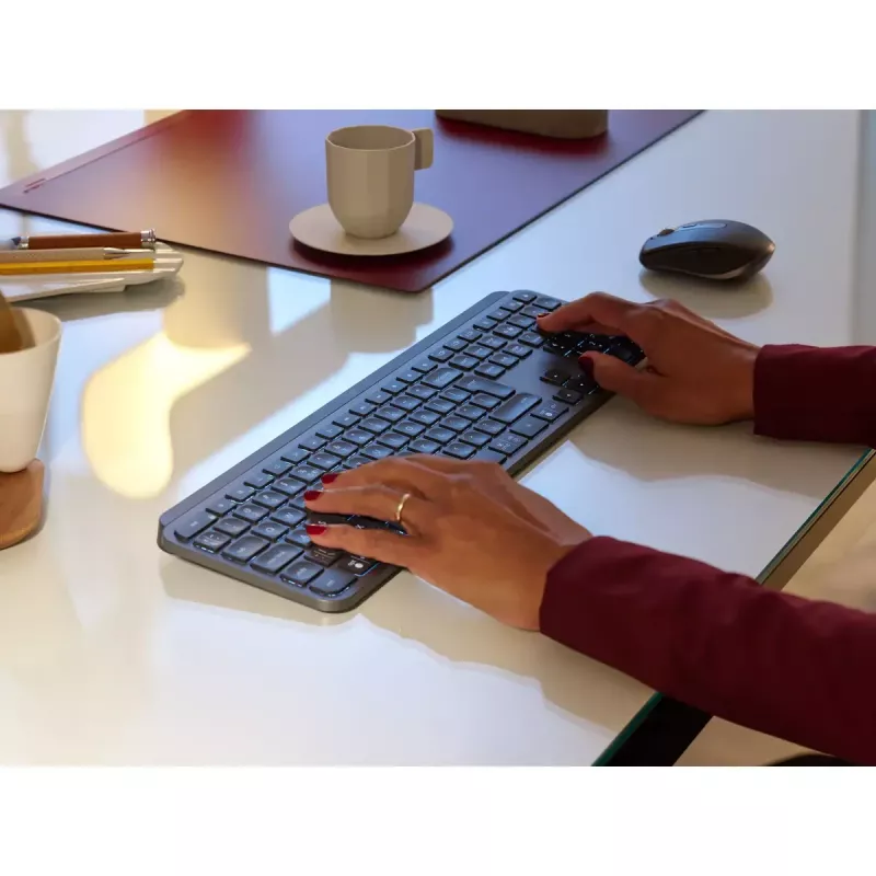 LOGITECH MX Keys For Business - Graphite - Deutsch Qwertz
